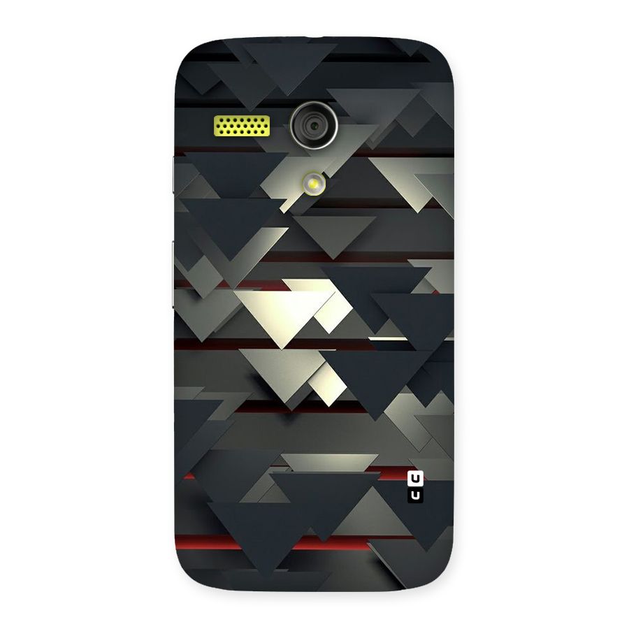 Classic Triangles Design Back Case for Moto G