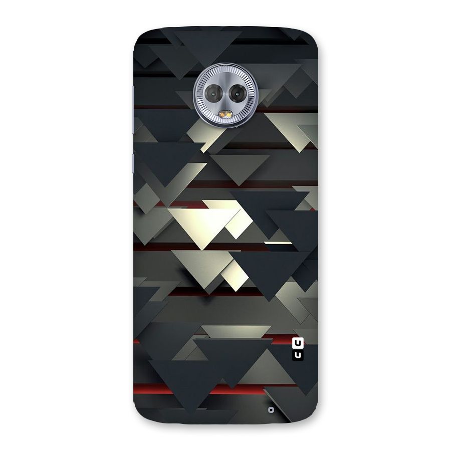 Classic Triangles Design Back Case for Moto G6 Plus
