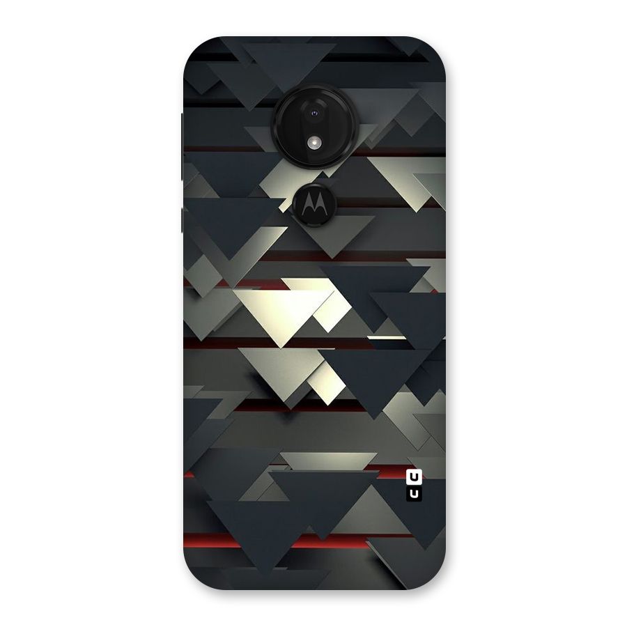 Classic Triangles Design Back Case for Moto G7 Power