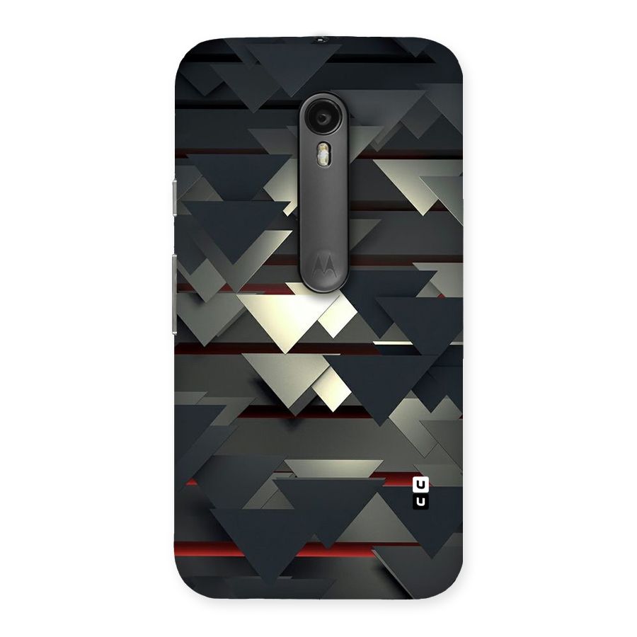 Classic Triangles Design Back Case for Moto G Turbo