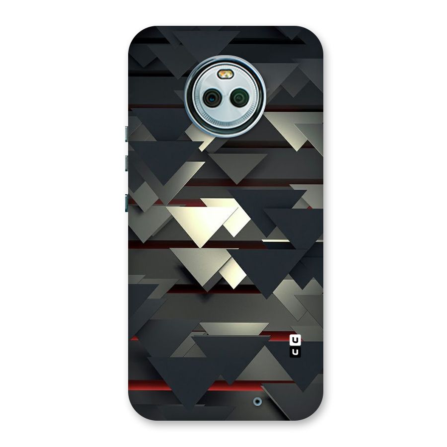 Classic Triangles Design Back Case for Moto X4