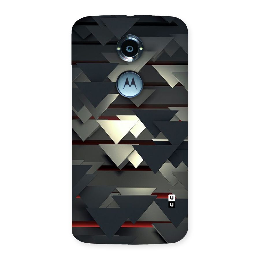 Classic Triangles Design Back Case for Moto X 2nd Gen