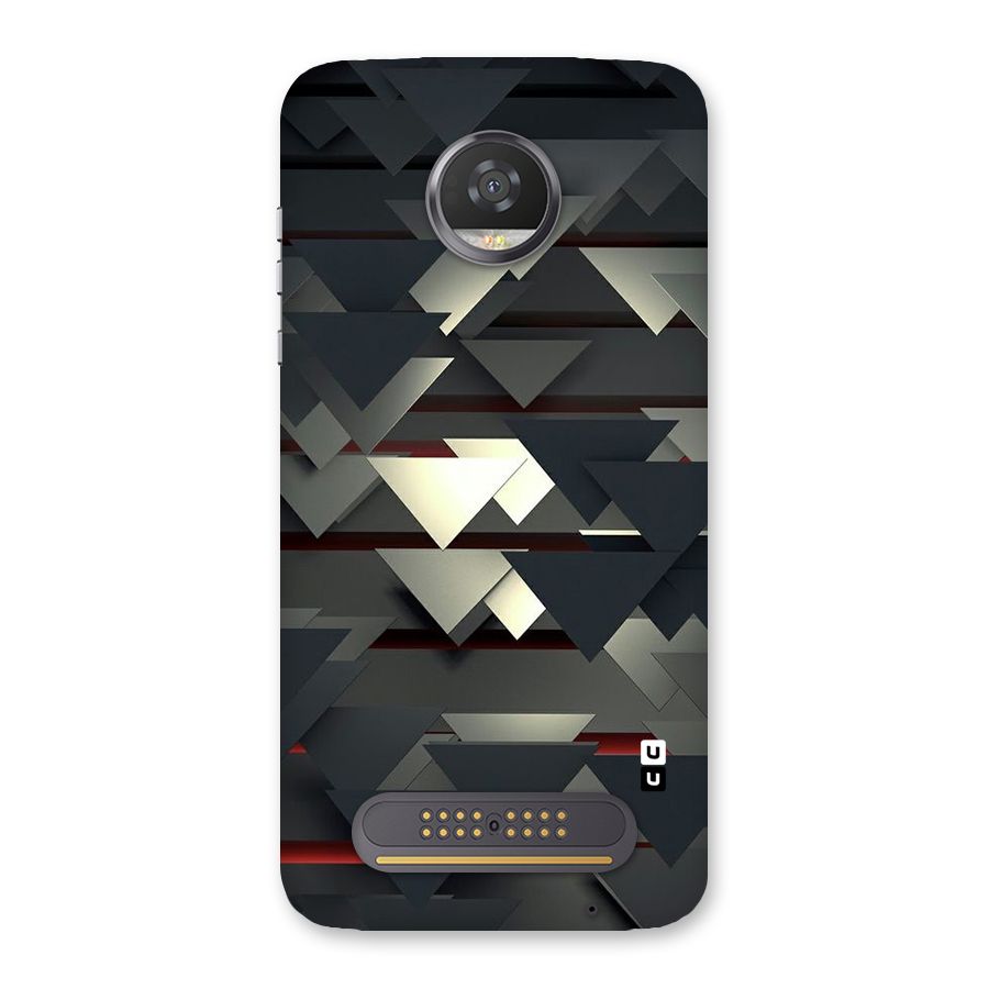 Classic Triangles Design Back Case for Moto Z2 Play