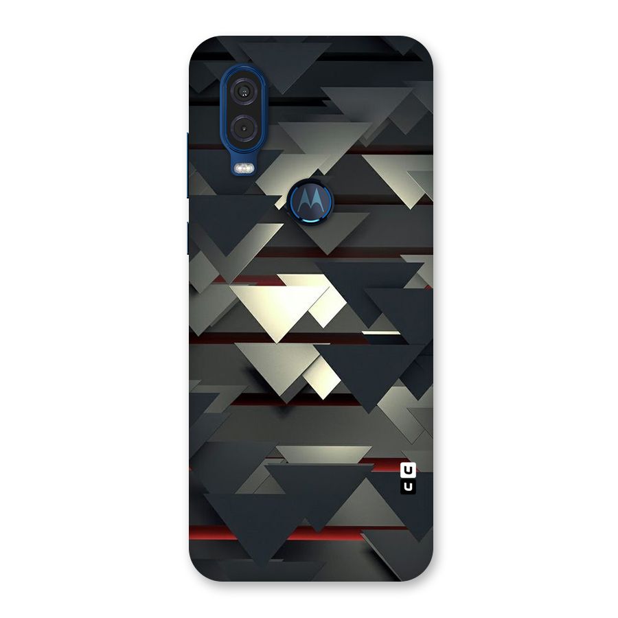 Classic Triangles Design Back Case for Motorola One Vision