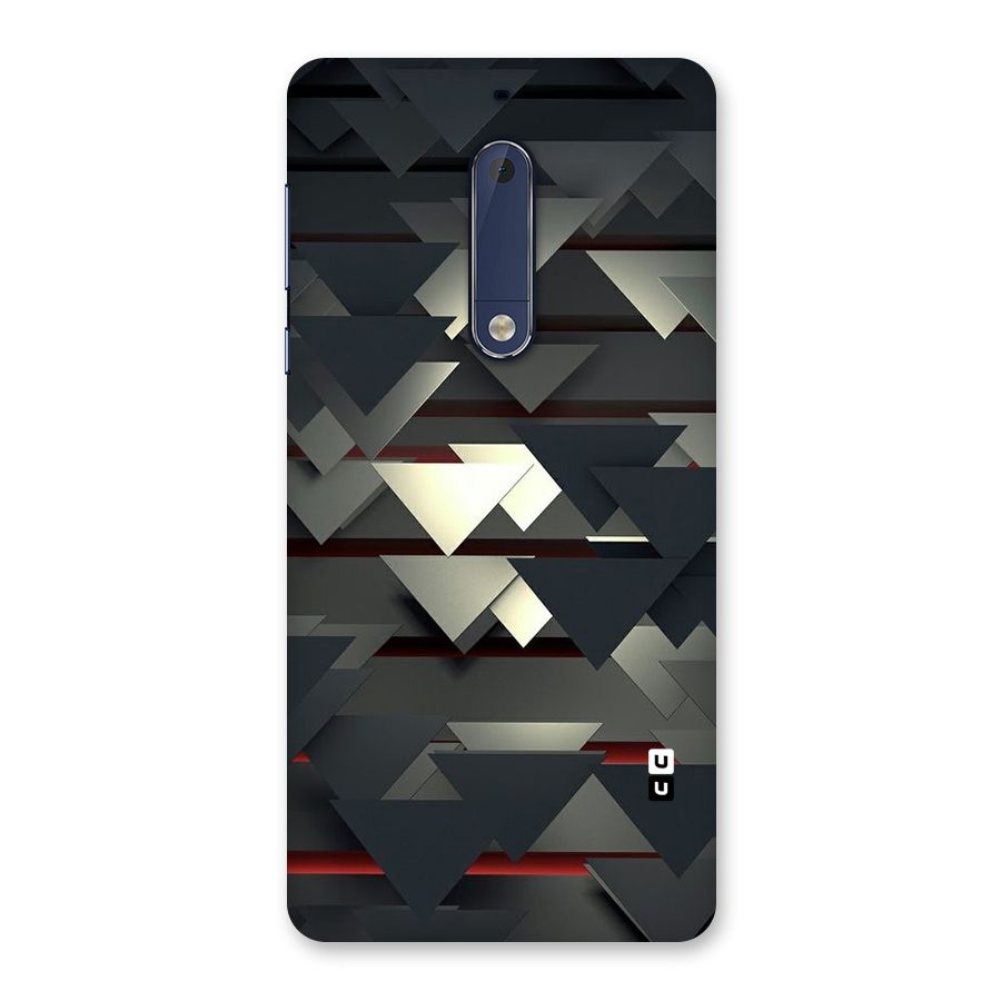 Classic Triangles Design Back Case for Nokia 5