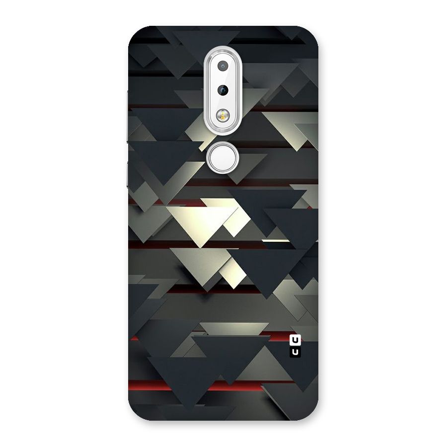 Classic Triangles Design Back Case for Nokia 6.1 Plus