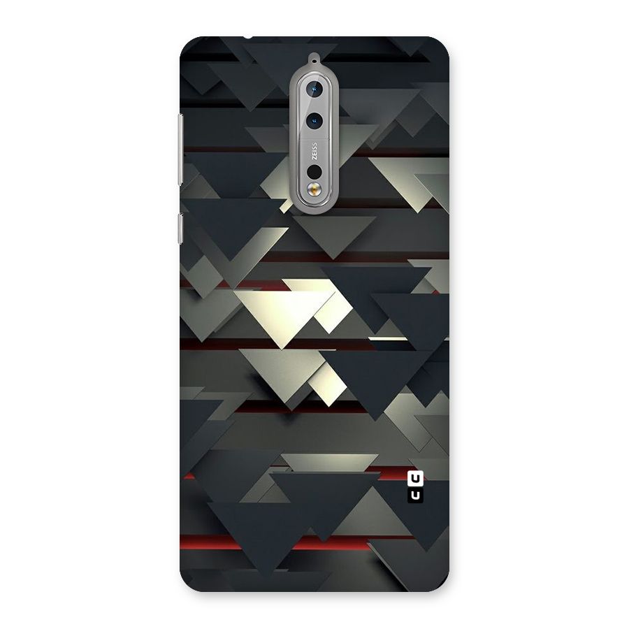 Classic Triangles Design Back Case for Nokia 8