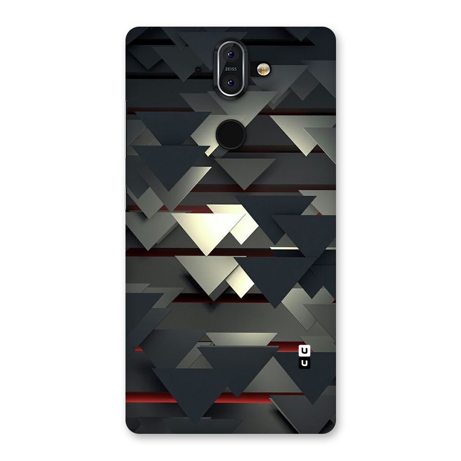 Classic Triangles Design Back Case for Nokia 8 Sirocco