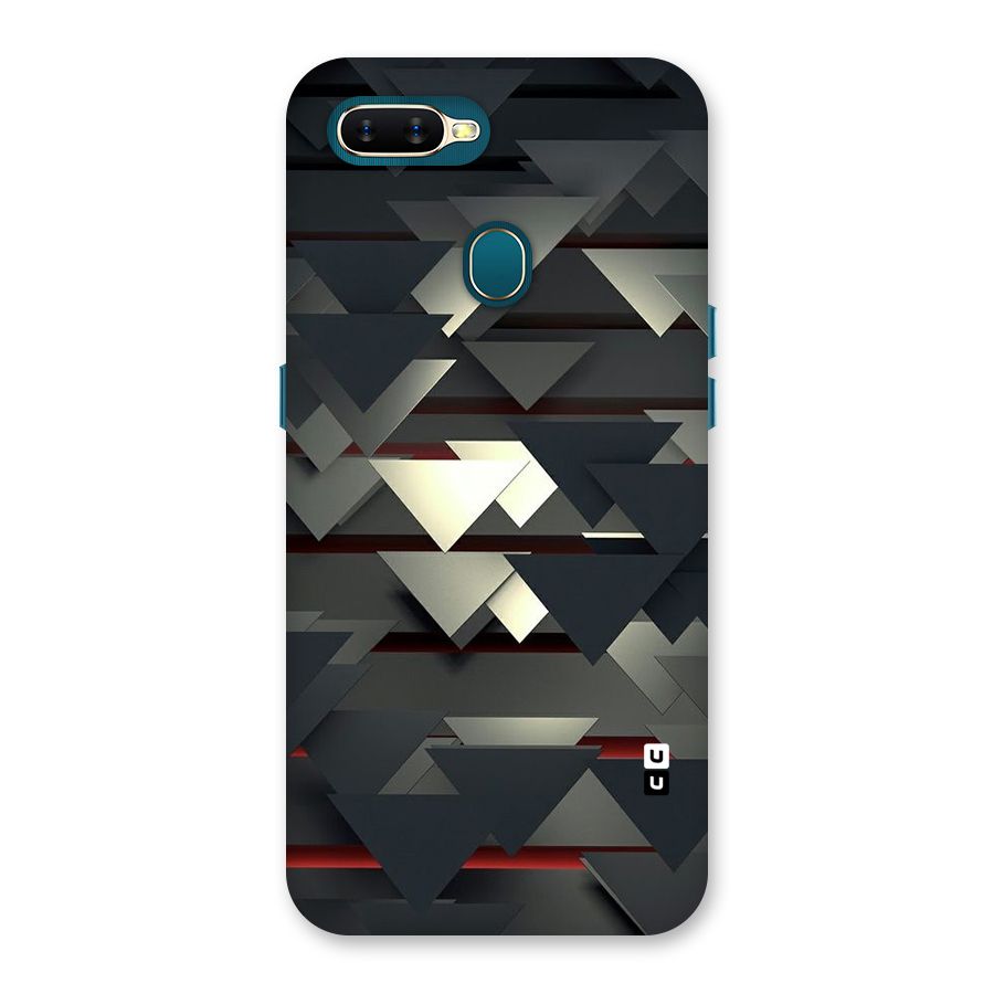 Classic Triangles Design Back Case for Oppo A11k
