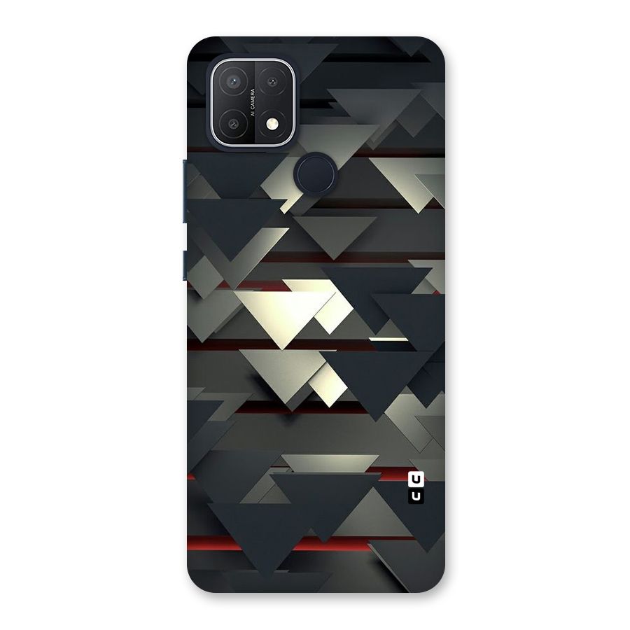 Classic Triangles Design Back Case for Oppo A15