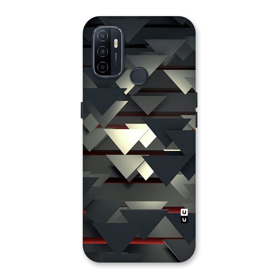 Classic Triangles Design Back Case for Oppo A32