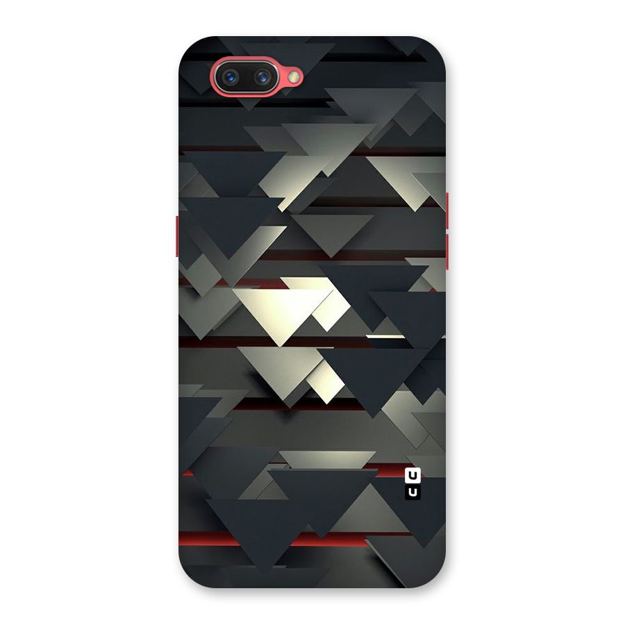 Classic Triangles Design Back Case for Oppo A3s