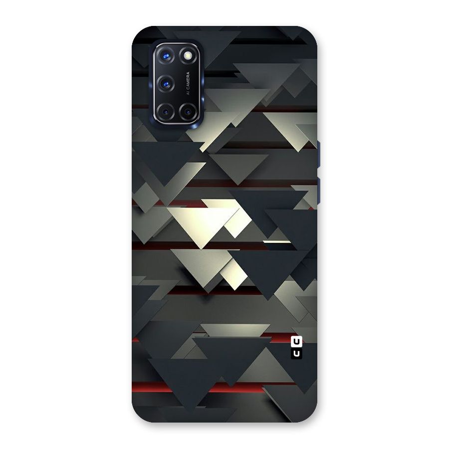 Classic Triangles Design Back Case for Oppo A52