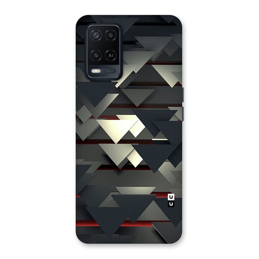 Classic Triangles Design Back Case for Oppo A54
