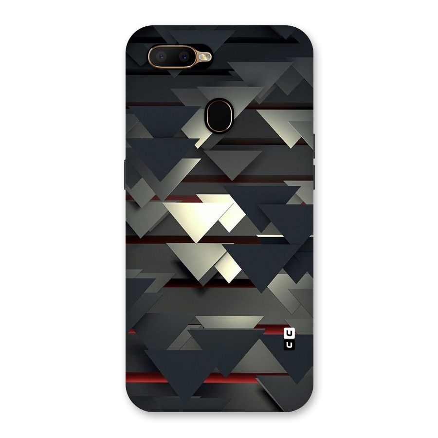 Classic Triangles Design Back Case for Oppo A5s