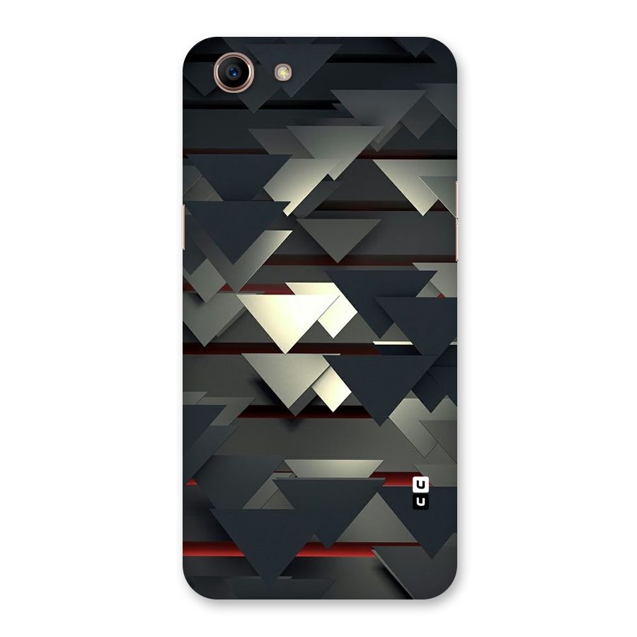 Classic Triangles Design Back Case for Oppo A83 (2018)