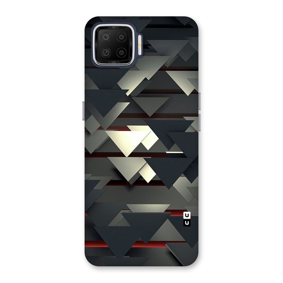 Classic Triangles Design Back Case for Oppo F17