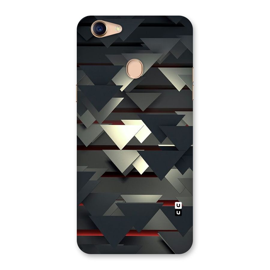 Classic Triangles Design Back Case for Oppo F5