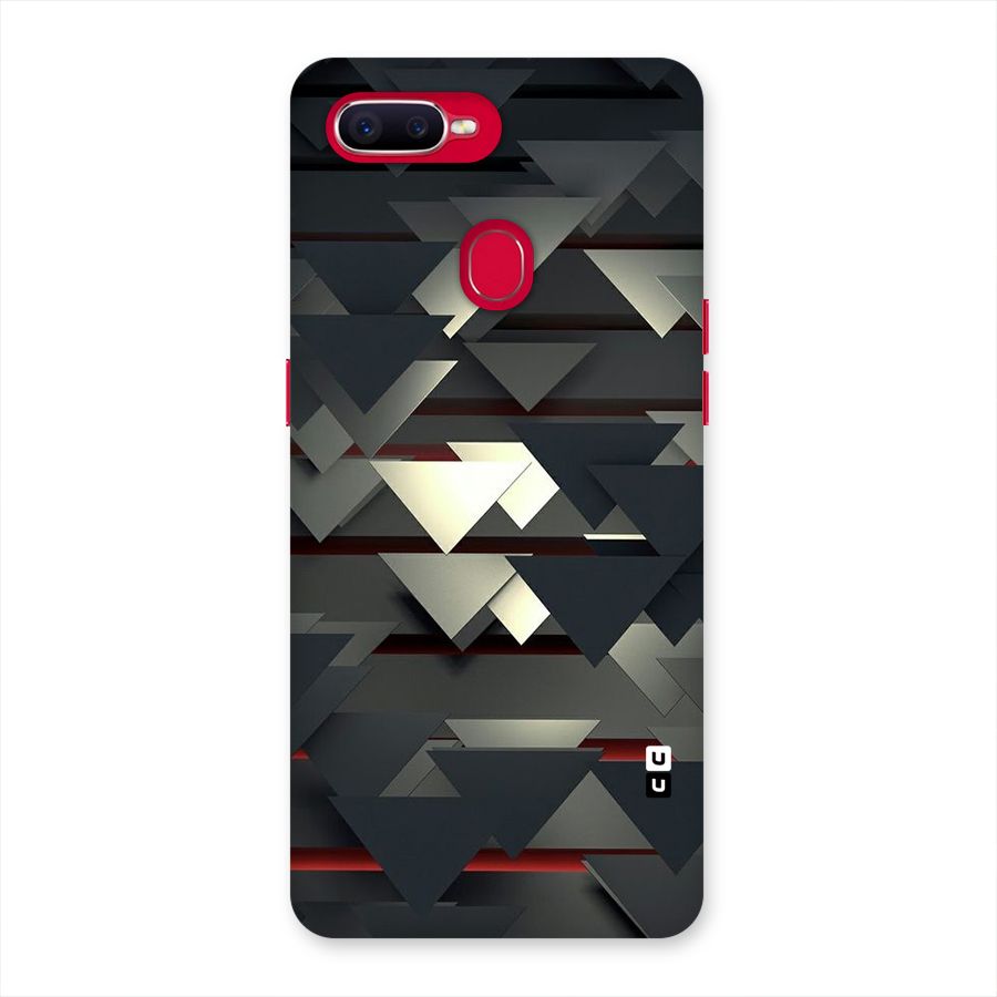Classic Triangles Design Back Case for Oppo F9 Pro