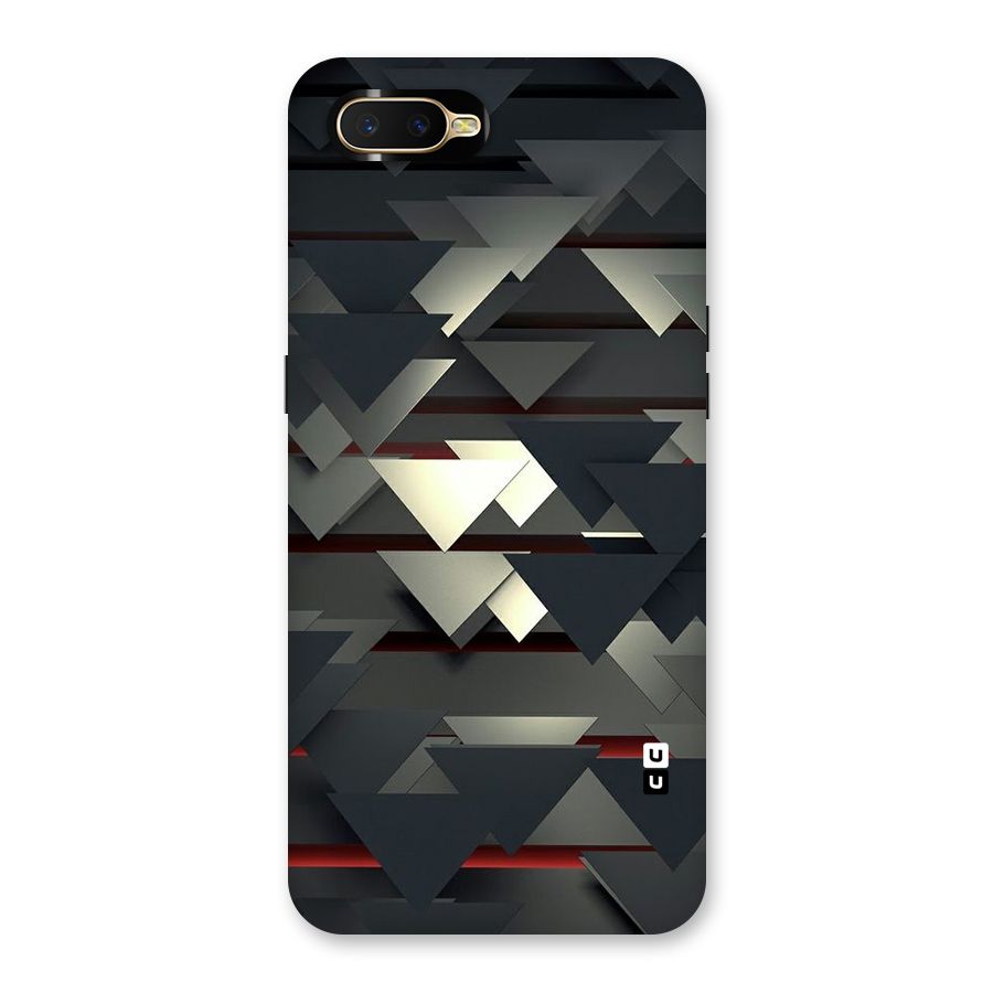 Classic Triangles Design Back Case for Oppo K1