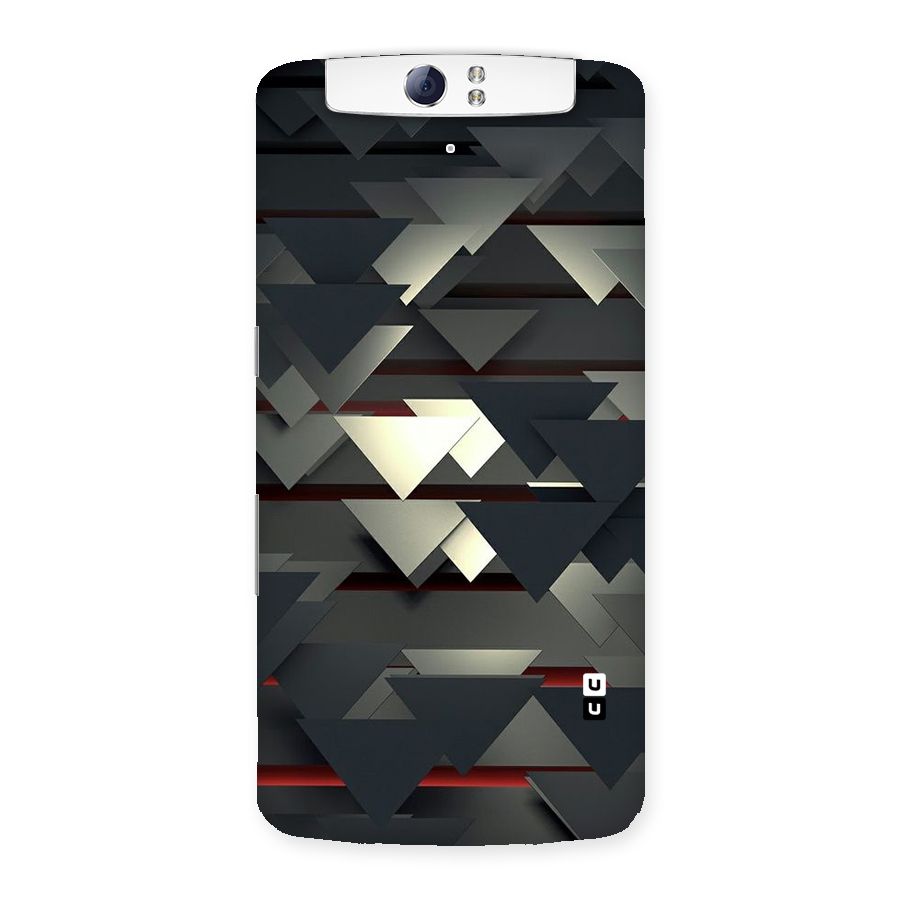 Classic Triangles Design Back Case for Oppo N1