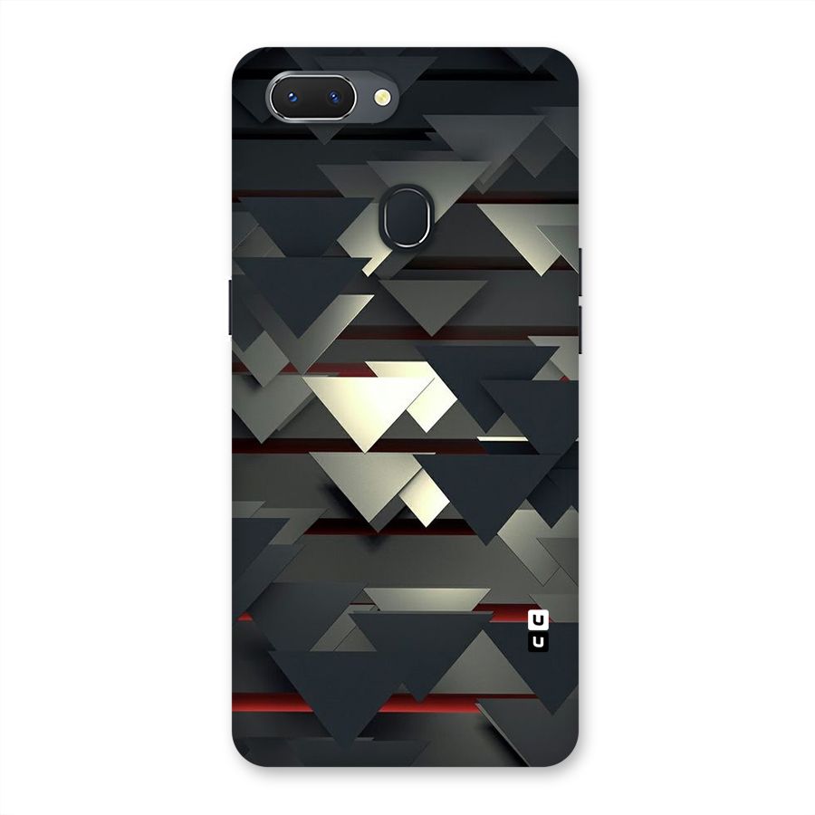 Classic Triangles Design Back Case for Oppo Realme 2