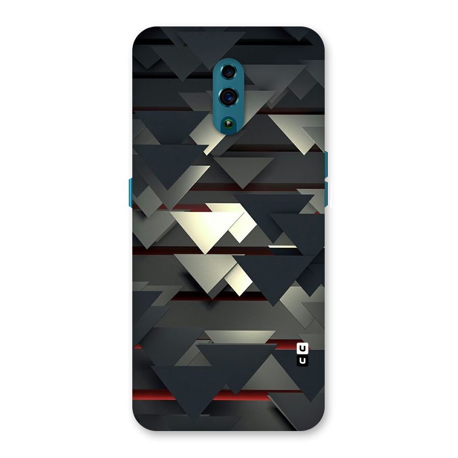 Classic Triangles Design Back Case for Oppo Reno