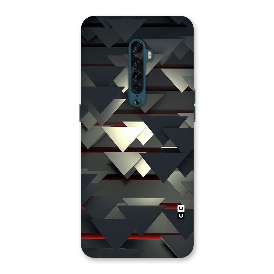 Classic Triangles Design Back Case for Oppo Reno2