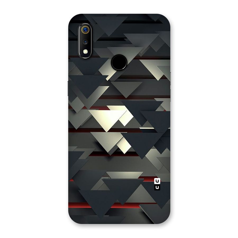 Classic Triangles Design Back Case for Realme 3