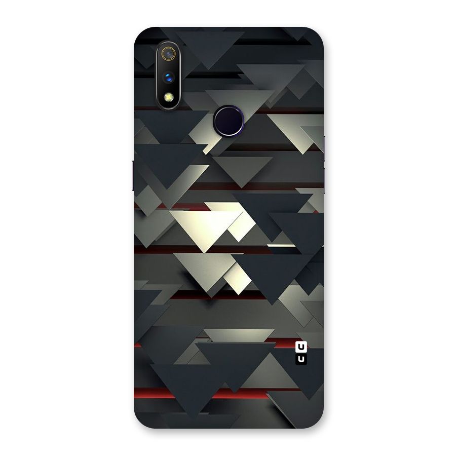Classic Triangles Design Back Case for Realme 3 Pro