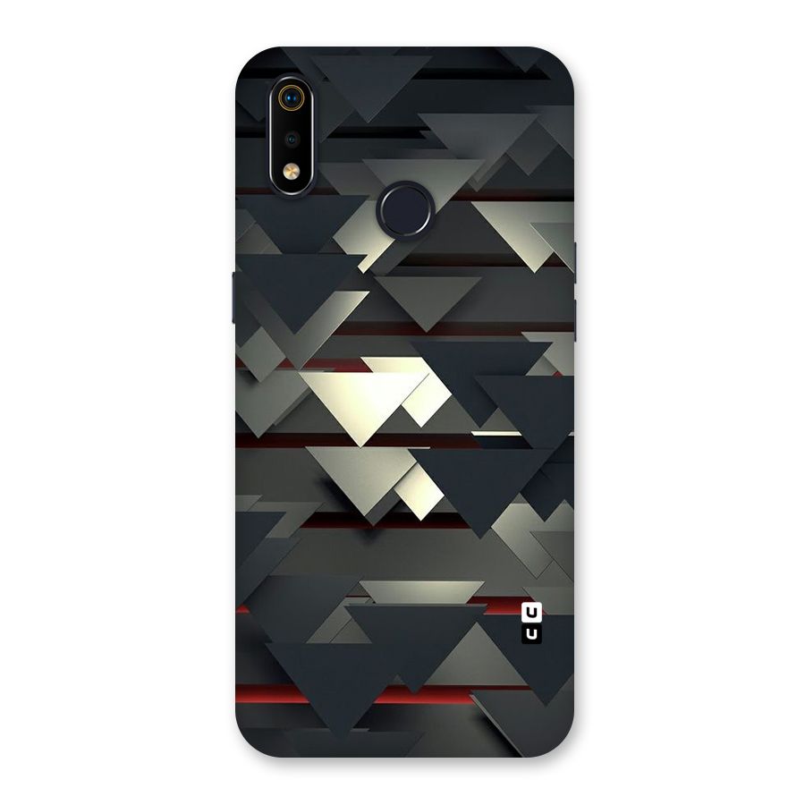 Classic Triangles Design Back Case for Realme 3i
