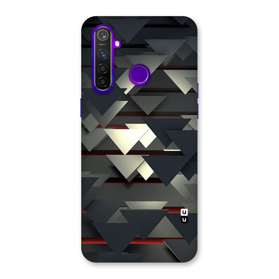Classic Triangles Design Back Case for Realme 5 Pro
