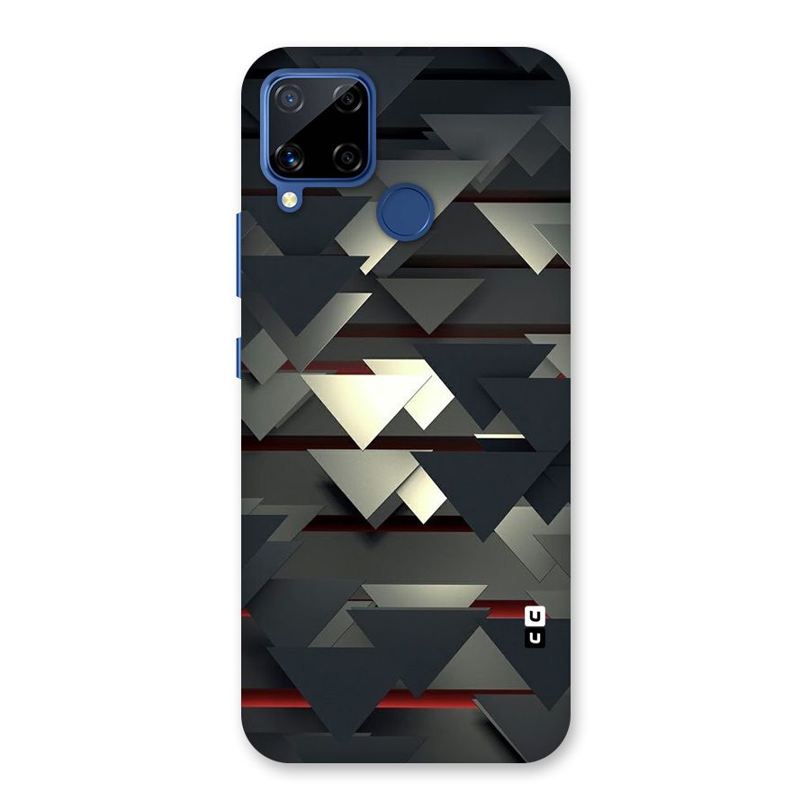 Classic Triangles Design Back Case for Realme C15