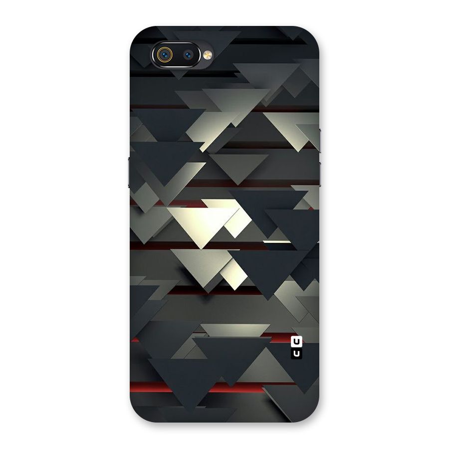 Classic Triangles Design Back Case for Realme C2