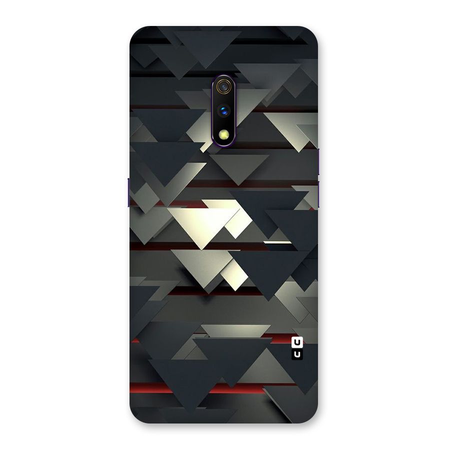 Classic Triangles Design Back Case for Realme X