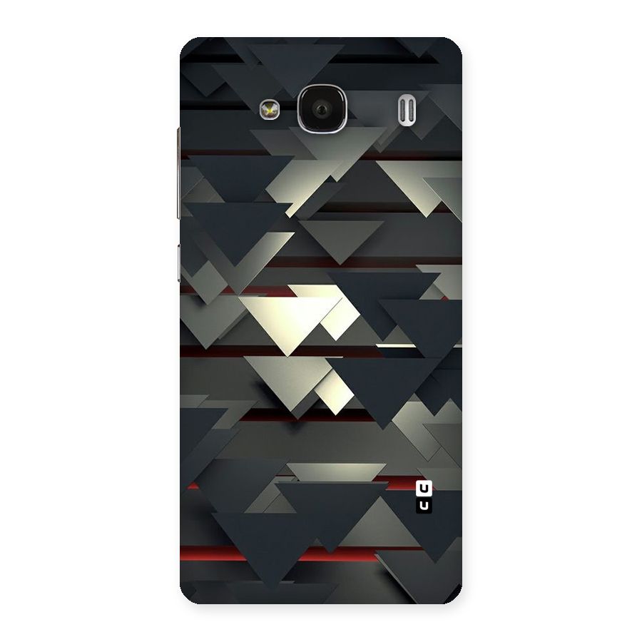 Classic Triangles Design Back Case for Redmi 2 Prime