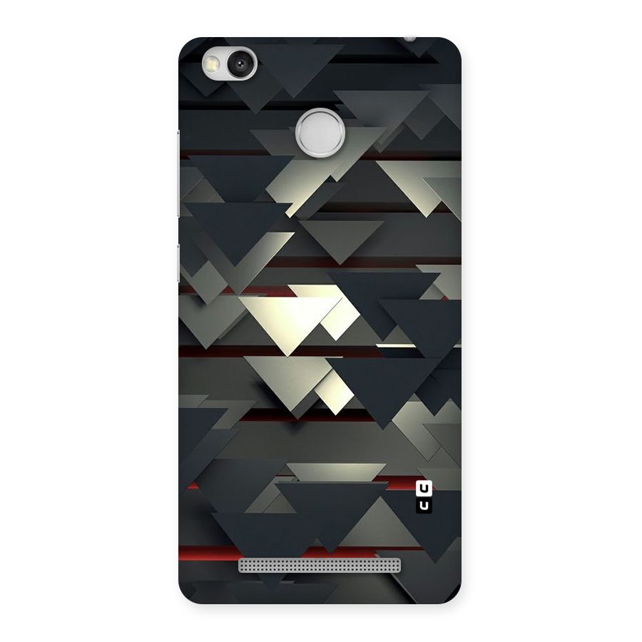 Classic Triangles Design Back Case for Redmi 3S Prime