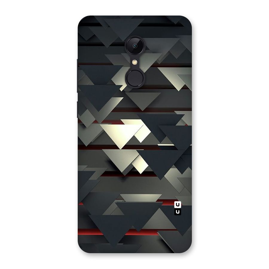 Classic Triangles Design Back Case for Redmi 5