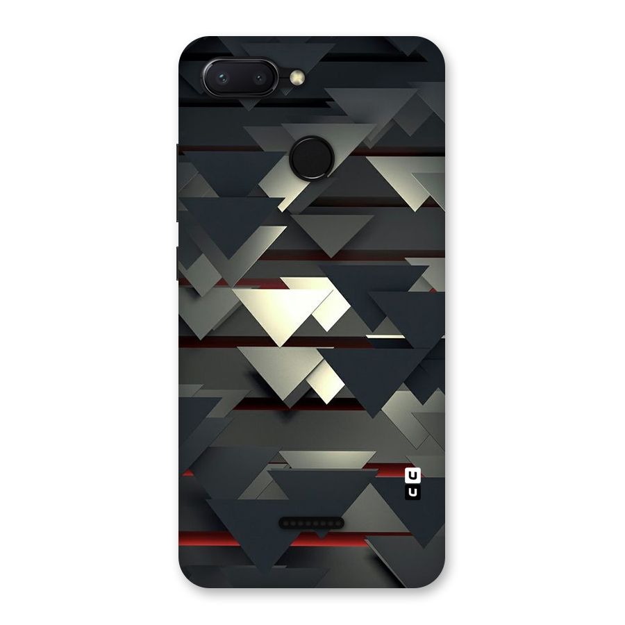 Classic Triangles Design Back Case for Redmi 6
