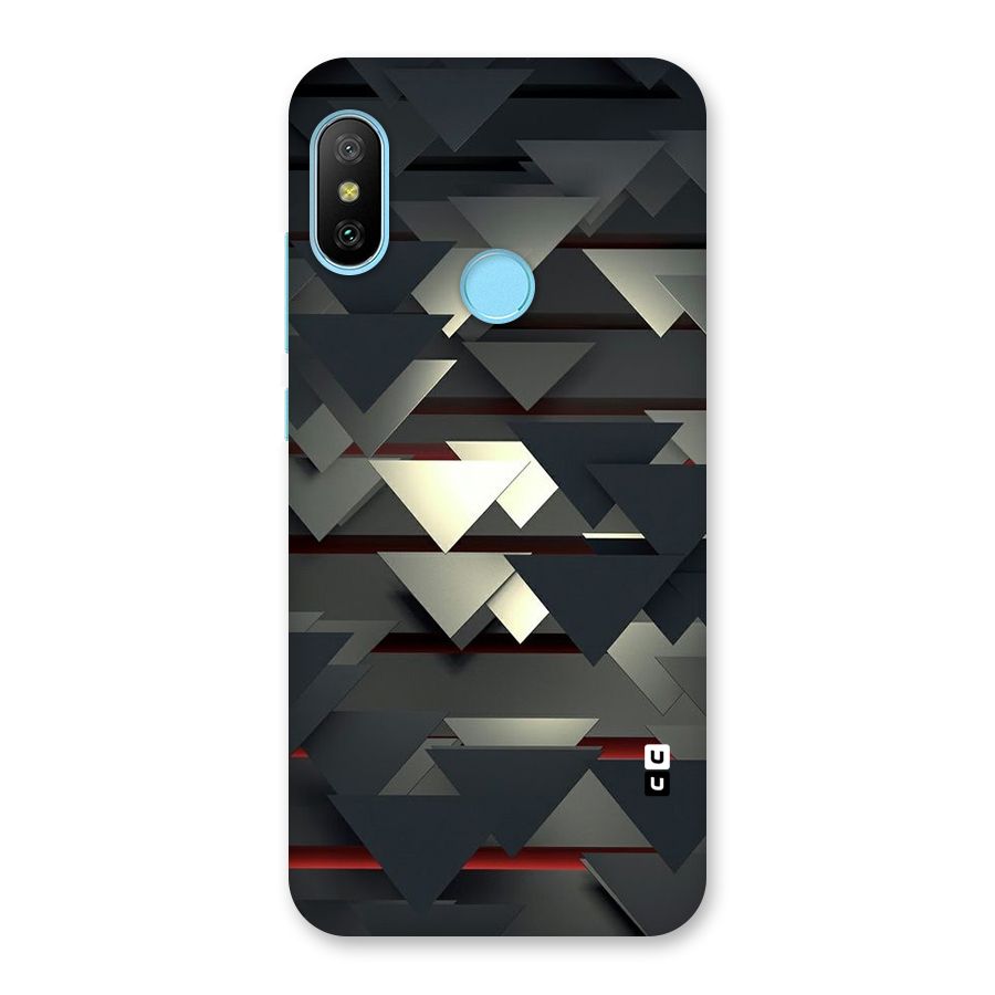 Classic Triangles Design Back Case for Redmi 6 Pro