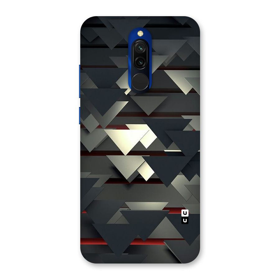 Classic Triangles Design Back Case for Redmi 8