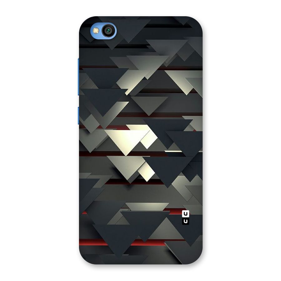 Classic Triangles Design Back Case for Redmi Go