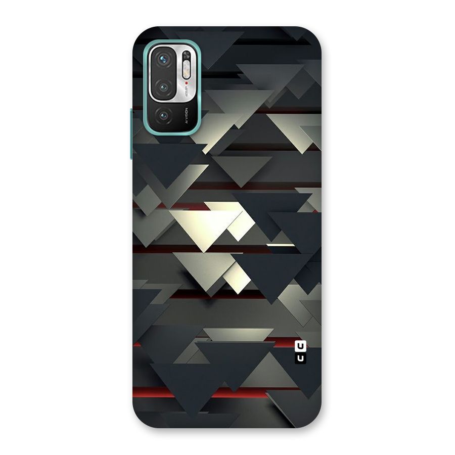 Classic Triangles Design Back Case for Redmi Note 10T 5G