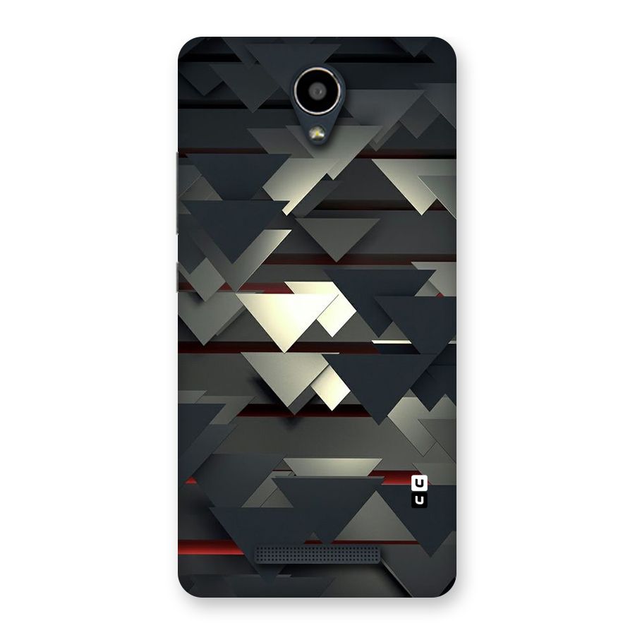 Classic Triangles Design Back Case for Redmi Note 2