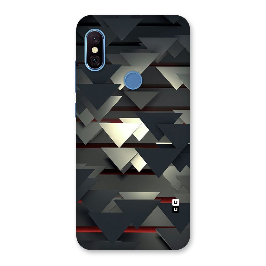 Classic Triangles Design Back Case for Redmi Note 6 Pro