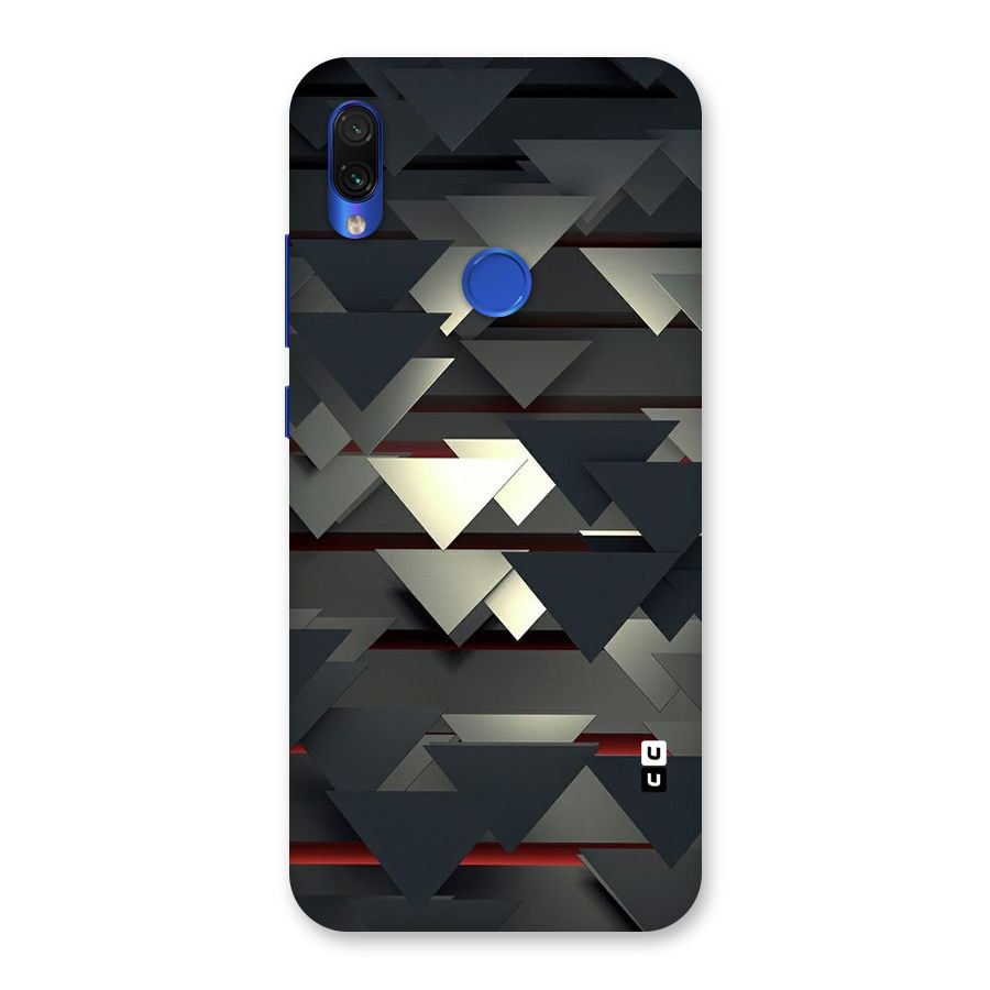 Classic Triangles Design Back Case for Redmi Note 7S