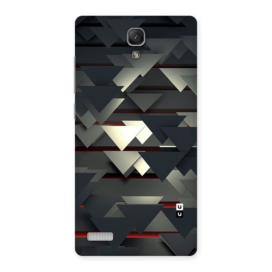 Classic Triangles Design Back Case for Redmi Note Prime
