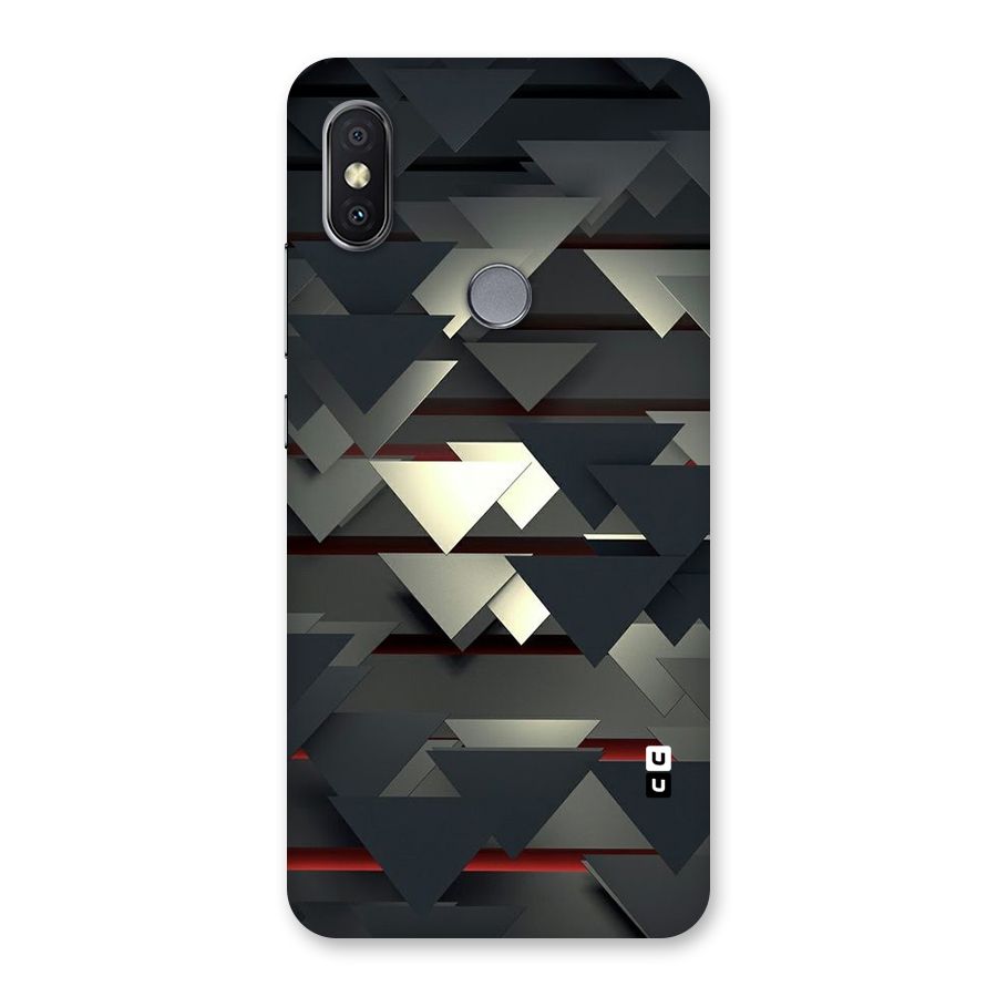Classic Triangles Design Back Case for Redmi Y2