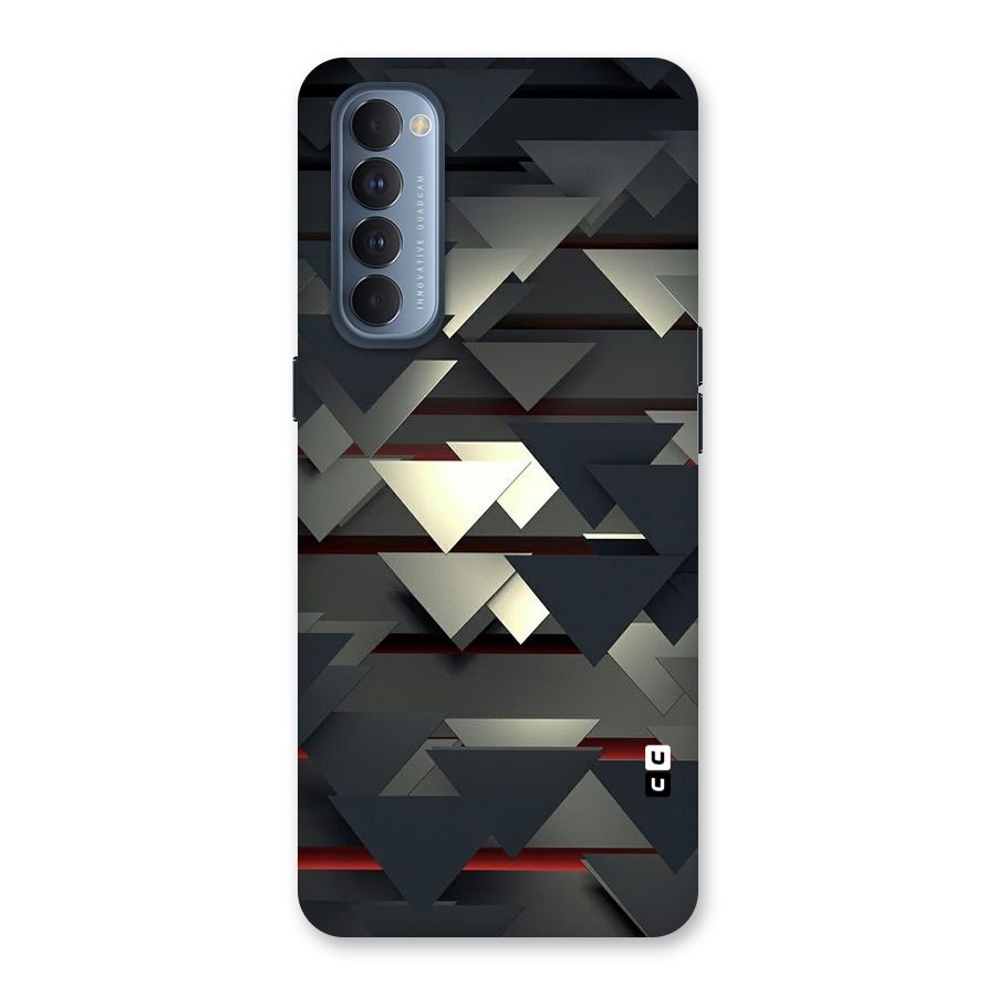 Classic Triangles Design Back Case for Reno4 Pro