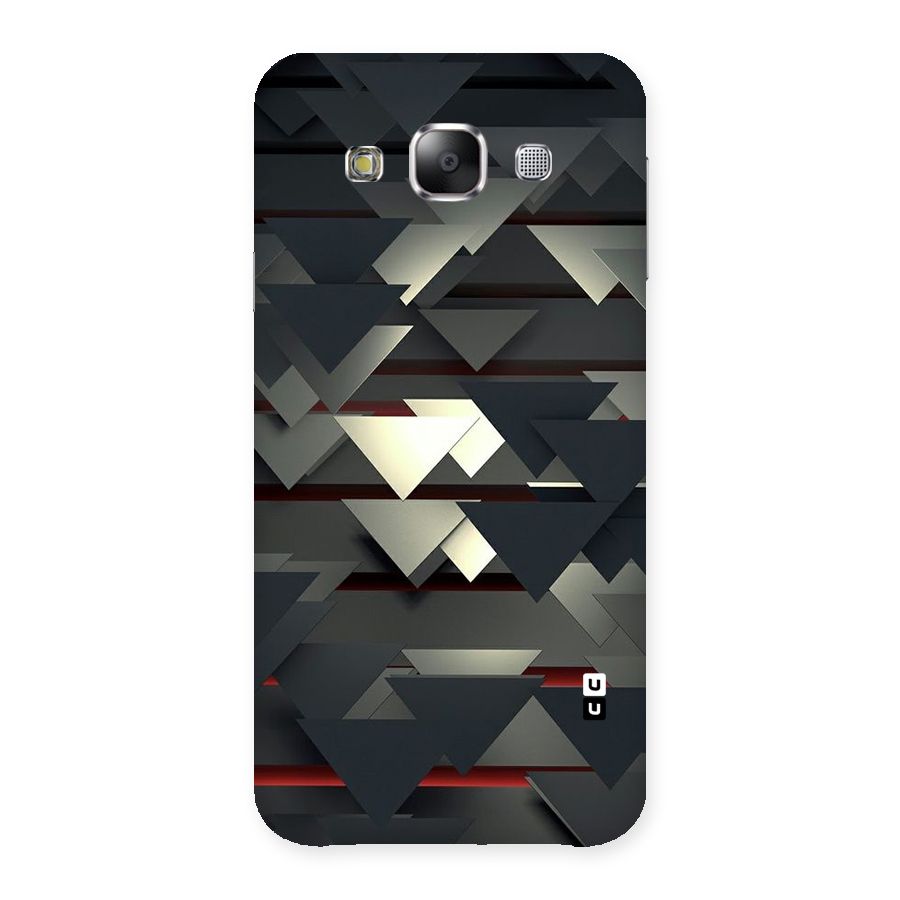 Classic Triangles Design Back Case for Samsung Galaxy E5